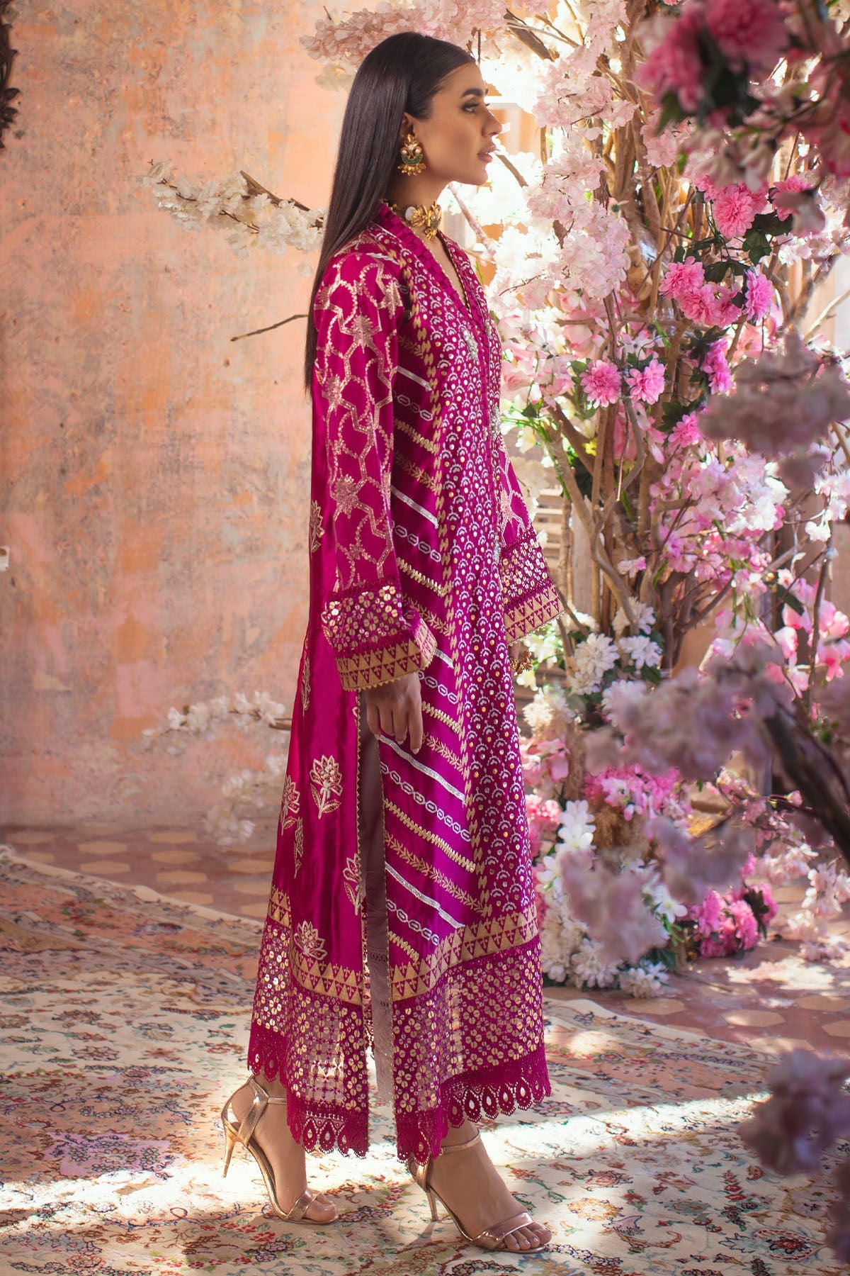 Annus Abrar | Designer Picks 24 | ARUSHA PINK by Annus Abrar - Designer Dress - Type: Luxury - Available at Sana Yasir - 100% Original