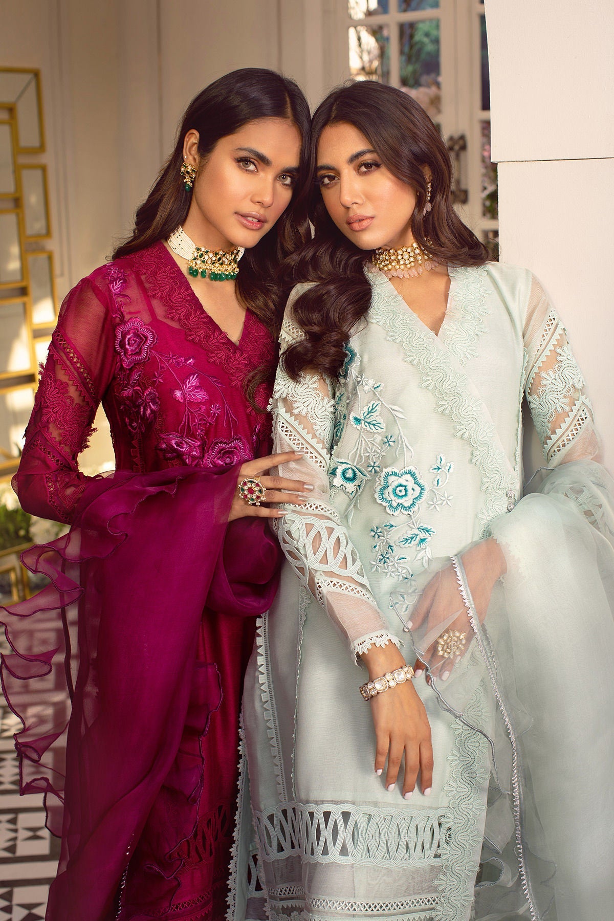 Annus Abrar | Designer Picks 24 | CALLA-CRANBERRY by Annus Abrar - Designer Dress - Type: Luxury - Available at Sana Yasir - 100% Original