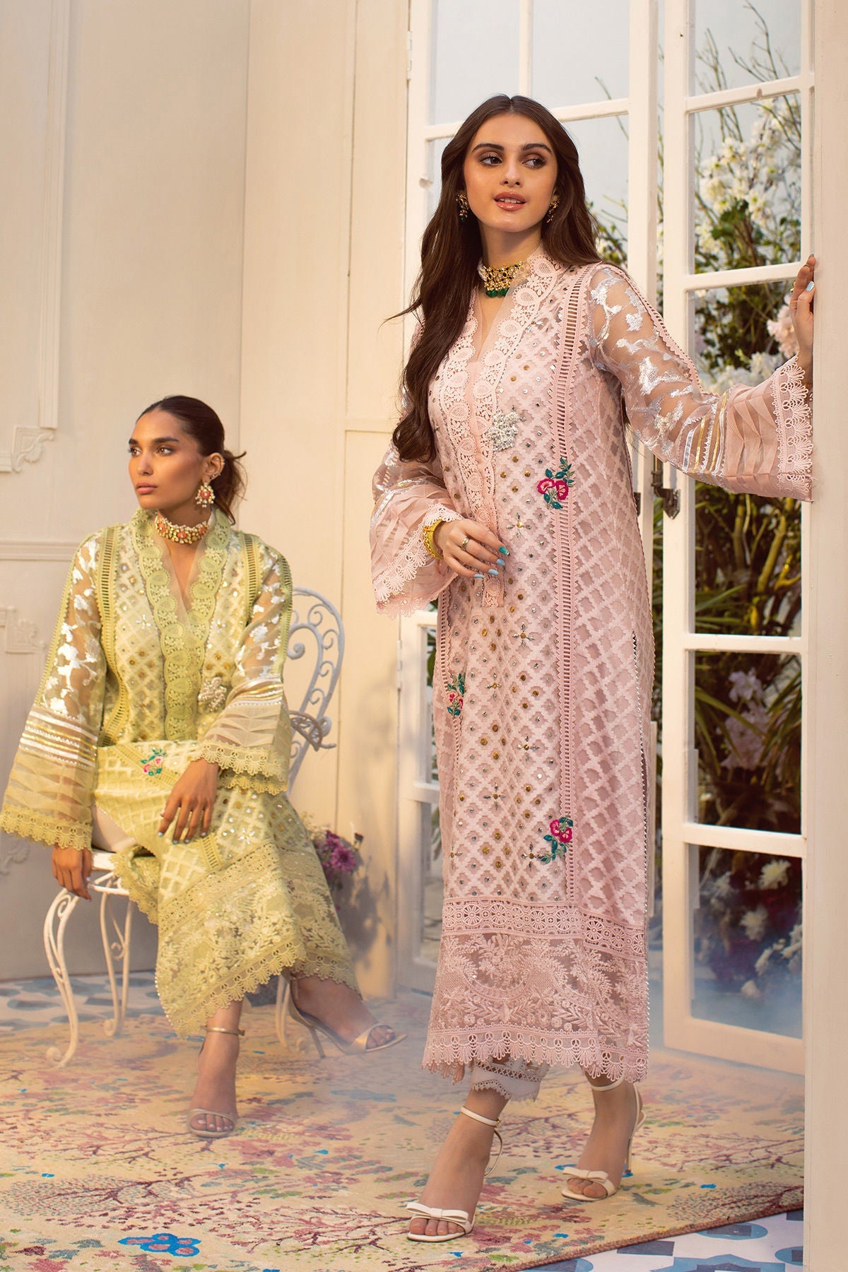 Annus Abrar | Designer Picks 24 | LELUM - MINT by Annus Abrar - Designer Dress - Type: Luxury - Available at Sana Yasir - 100% Original