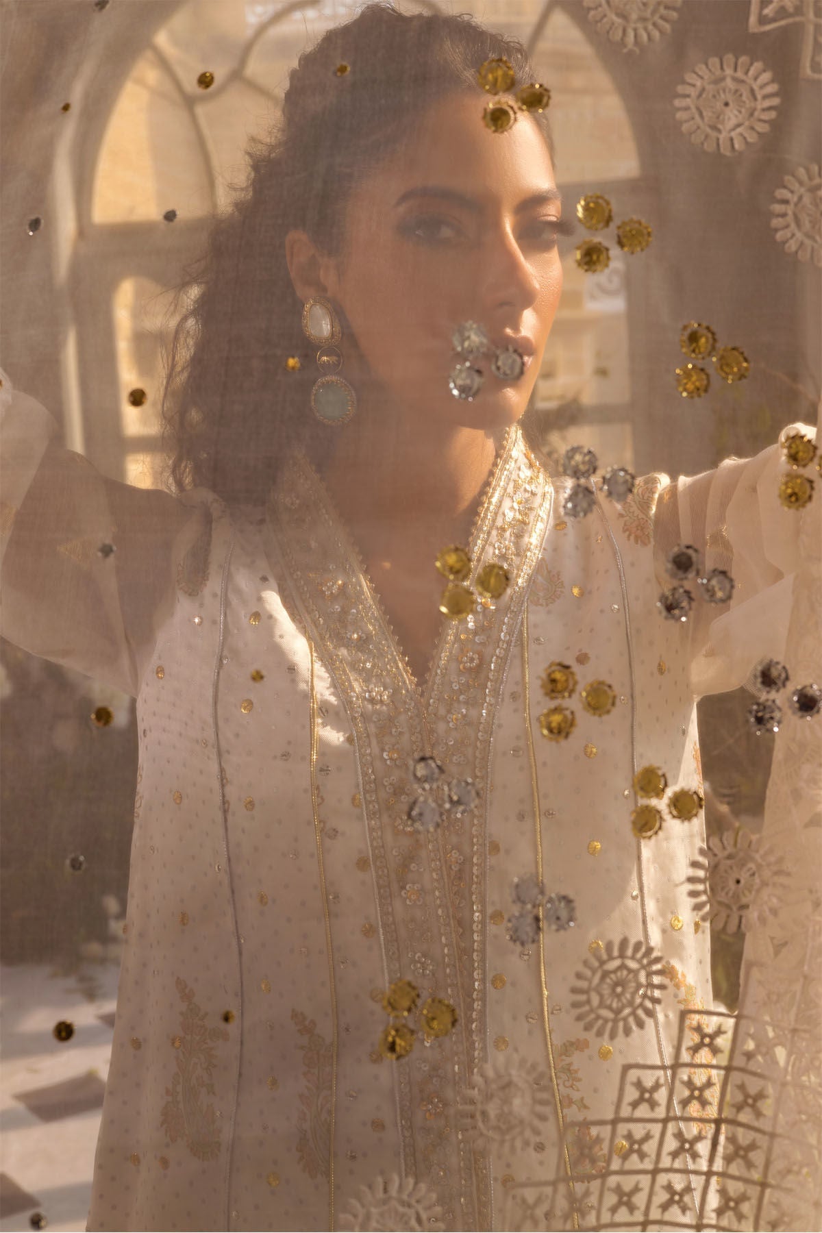 Annus Abrar | Designer Picks 24 | RANO KAFTAN CUT SHIRT by Annus Abrar - Designer Dress - Type: Luxury - Available at Sana Yasir - 100% Original