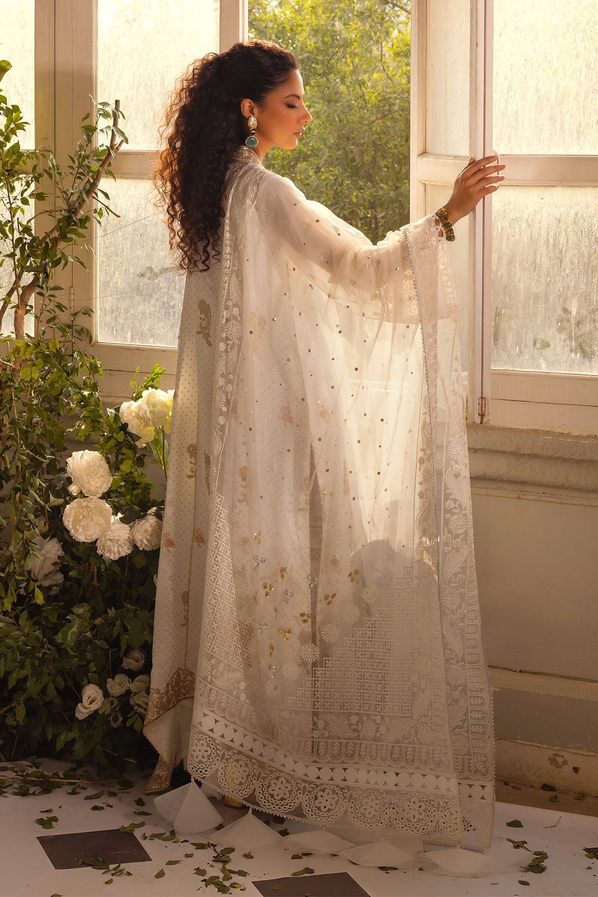 Annus Abrar | Designer Picks 24 | RANO KAFTAN CUT SHIRT by Annus Abrar - Designer Dress - Type: Luxury - Available at Sana Yasir - 100% Original