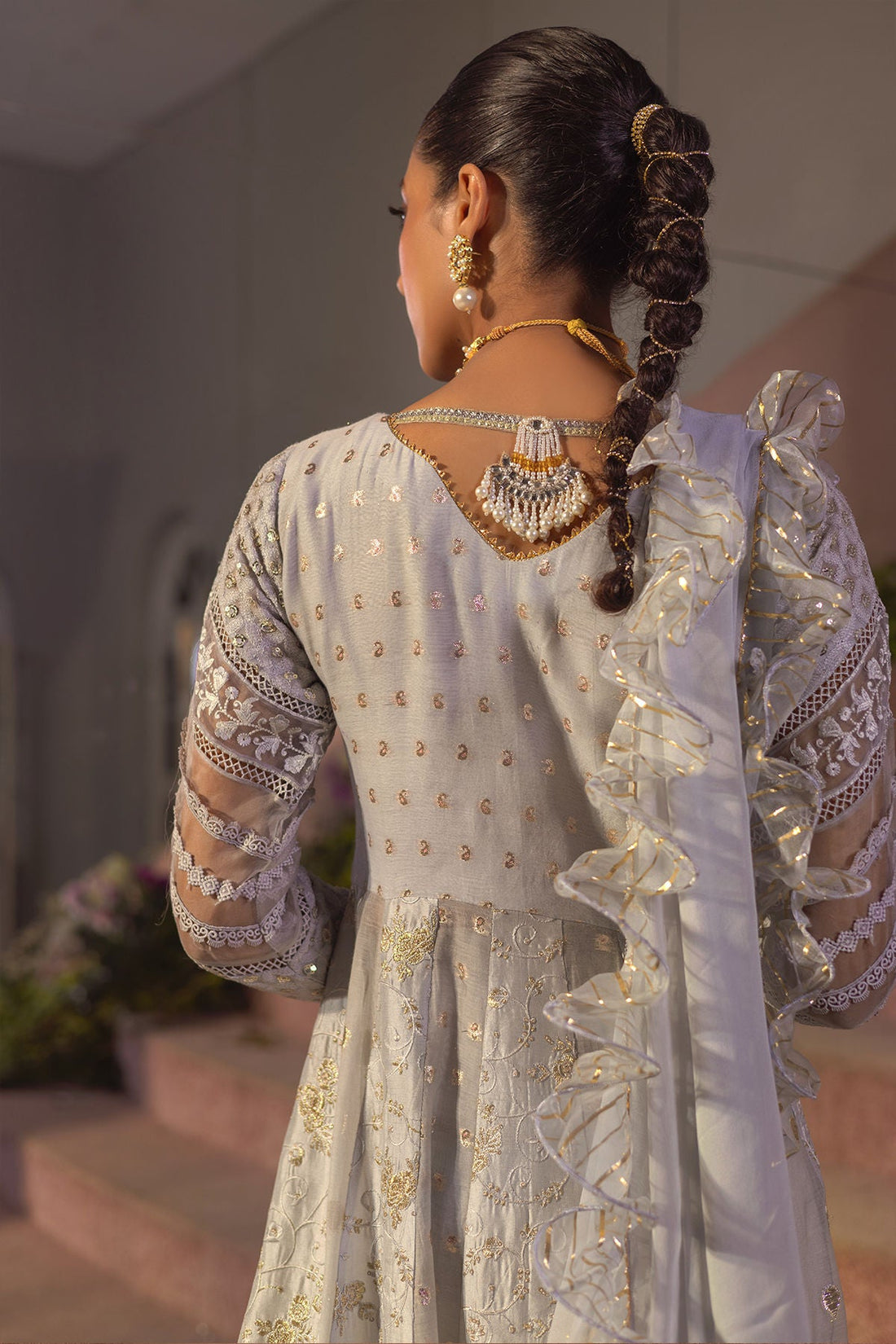 Annus Abrar | Designer Picks 24 | REMAB GREY by Annus Abrar - Designer Dress - Type: Luxury - Available at Sana Yasir - 100% Original