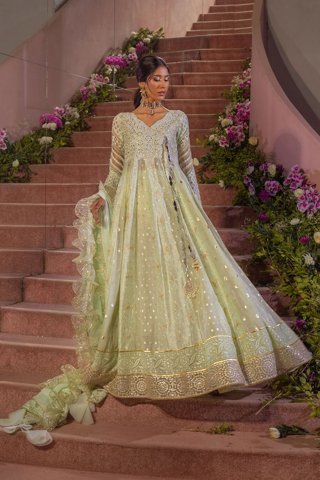Annus Abrar | Designer Picks 24 | REMAB MINT by Annus Abrar - Designer Dress - Type: Luxury - Available at Sana Yasir - 100% Original