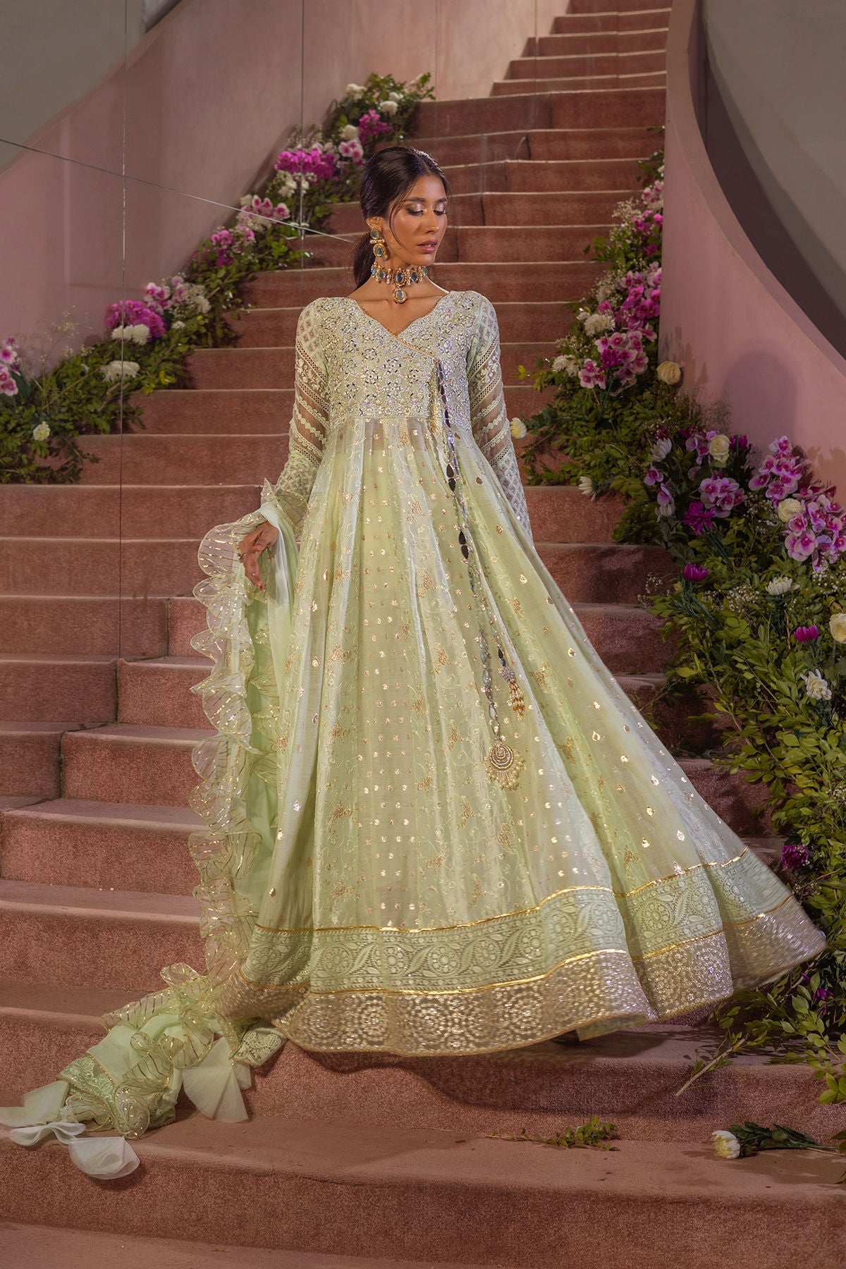 Annus Abrar | Designer Picks 24 | REMAB MINT by Annus Abrar - Designer Dress - Type: Luxury - Available at Sana Yasir - 100% Original