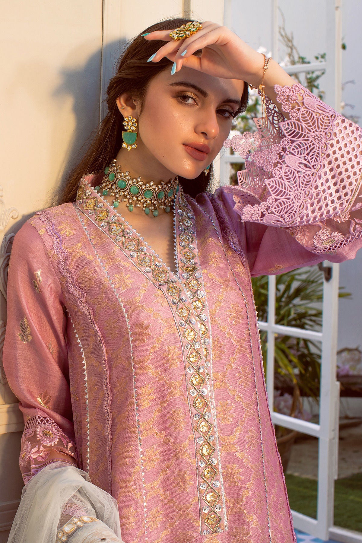 Annus Abrar | Designer Picks 24 | RIZEEN - LILAC by Annus Abrar - Designer Dress - Type: Luxury - Available at Sana Yasir - 100% Original
