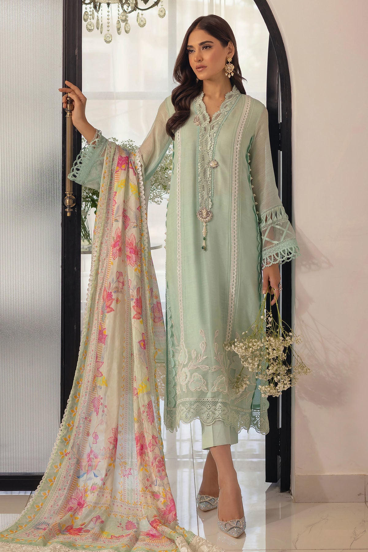 Annus Abrar | Designer Picks 24 | ZIKASHA - SHIRT, PANTS AND DUPATTA by Annus Abrar - Designer Dress - Type: Luxury - Available at Sana Yasir - 100% Original
