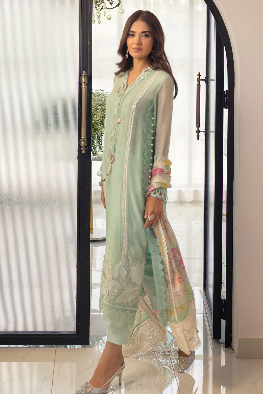 Annus Abrar | Designer Picks 24 | ZIKASHA - SHIRT, PANTS AND DUPATTA by Annus Abrar - Designer Dress - Type: Luxury - Available at Sana Yasir - 100% Original