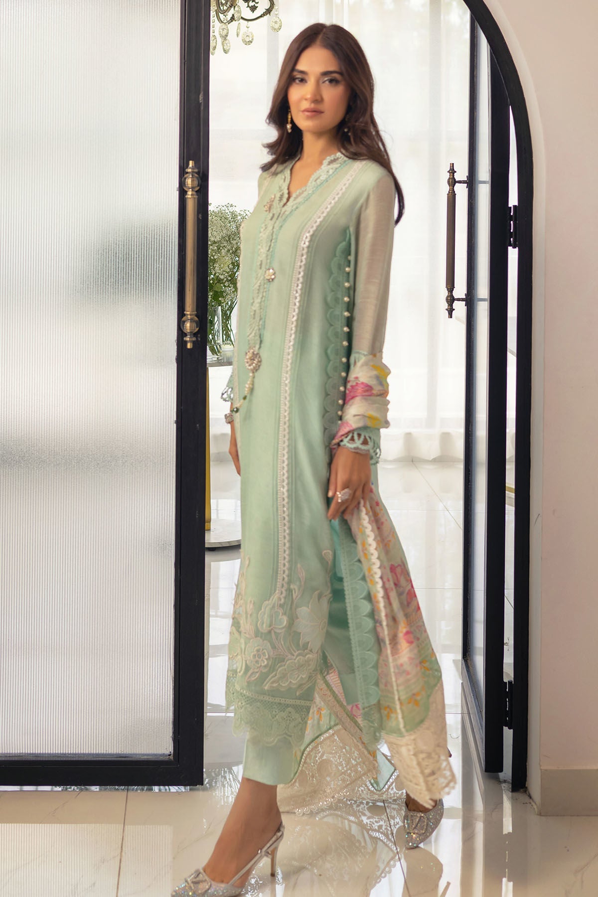 Annus Abrar | Designer Picks 24 | ZIKASHA - SHIRT, PANTS AND DUPATTA by Annus Abrar - Designer Dress - Type: Luxury - Available at Sana Yasir - 100% Original