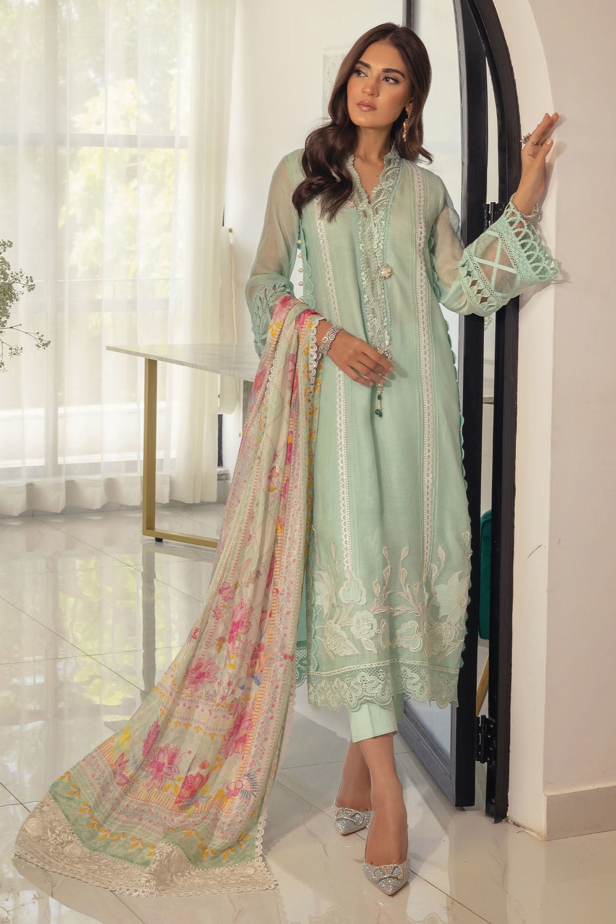 Annus Abrar | Designer Picks 24 | ZIKASHA - SHIRT, PANTS AND DUPATTA by Annus Abrar - Designer Dress - Type: Luxury - Available at Sana Yasir - 100% Original
