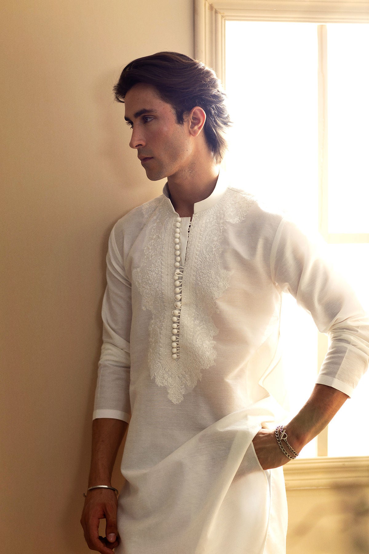 Annus Abrar | Eid Elemental Festive | Behrang by Annus Abrar - Designer Dress - Type: MensWear - Available at Sana Yasir - 100% Original