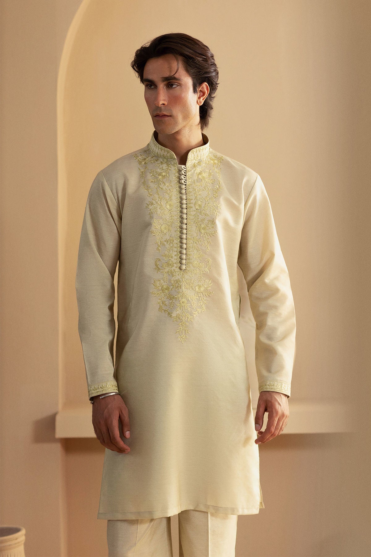 Annus Abrar | Eid Elemental Festive | Kavesh by Annus Abrar - Designer Dress - Type: MensWear - Available at Sana Yasir - 100% Original