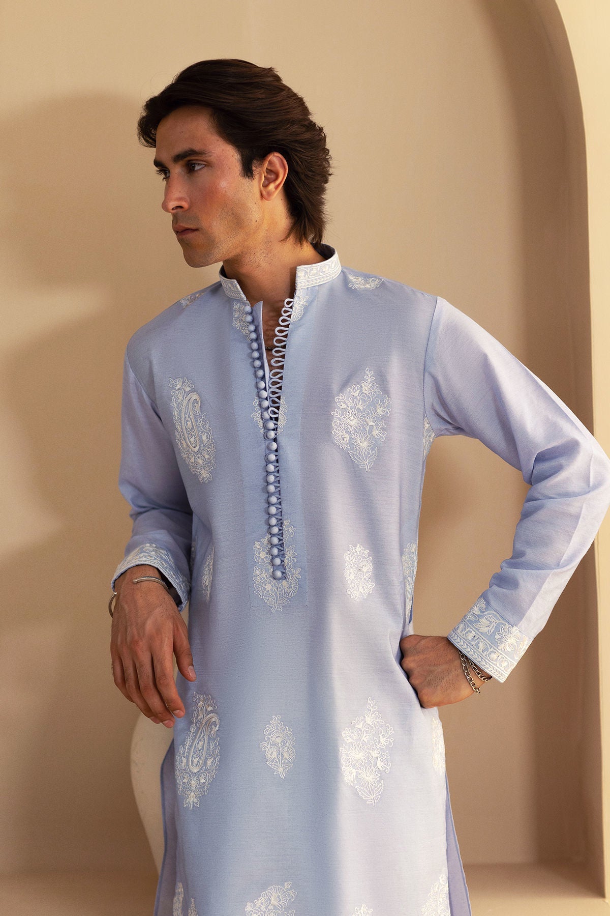 Annus Abrar | Eid Elemental Festive | Ramin by Annus Abrar - Designer Dress - Type: MensWear - Available at Sana Yasir - 100% Original