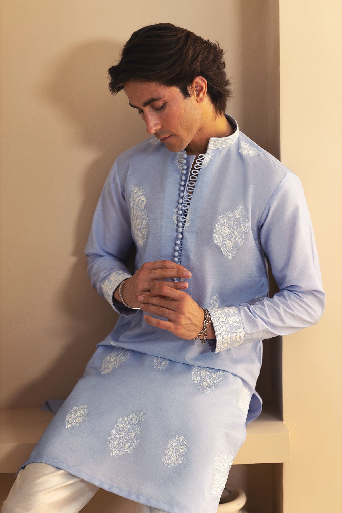 Annus Abrar | Eid Elemental Festive | Ramin by Annus Abrar - Designer Dress - Type: MensWear - Available at Sana Yasir - 100% Original