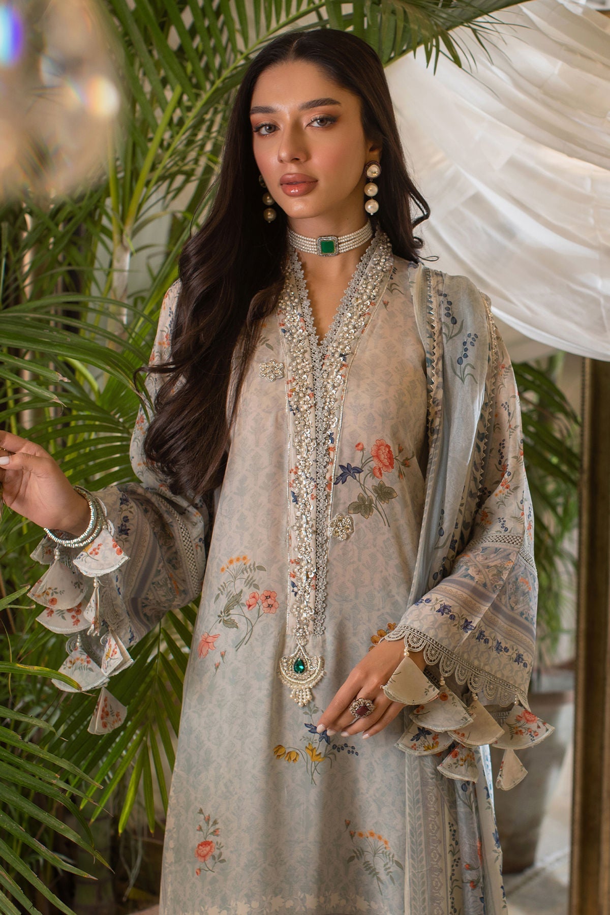 Annus Abrar | Luxe Silk Pret | ALBA by Annus Abrar - Designer Dress - Type: Luxury - Available at Sana Yasir - 100% Original