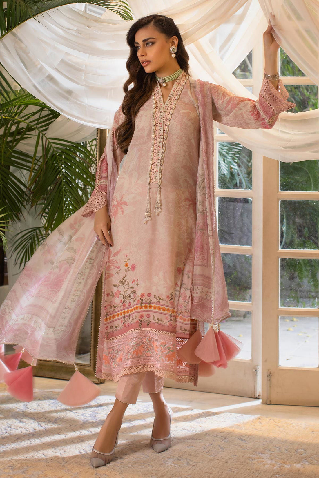 Annus Abrar | Luxe Silk Pret | AMOR by Annus Abrar - Designer Dress - Type: Luxury - Available at Sana Yasir - 100% Original