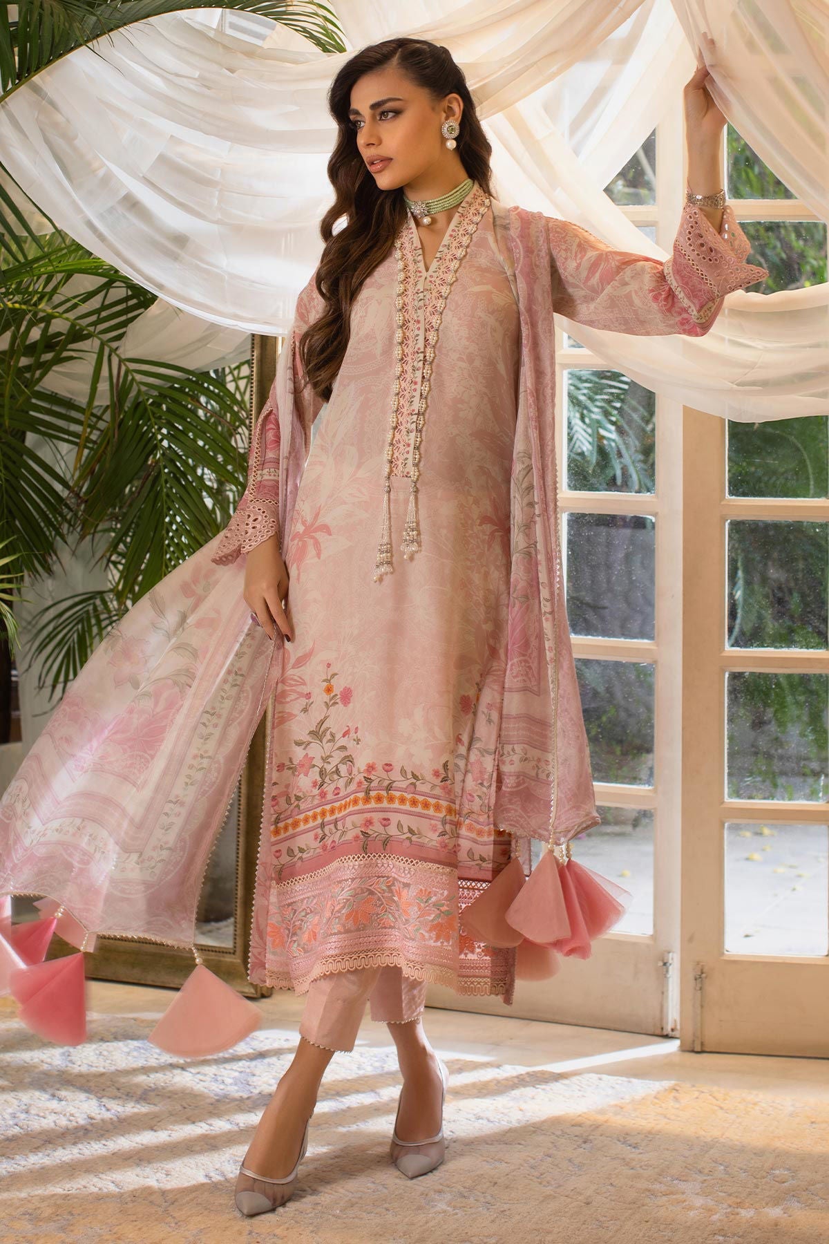 Annus Abrar | Luxe Silk Pret | AMOR by Annus Abrar - Designer Dress - Type: Luxury - Available at Sana Yasir - 100% Original
