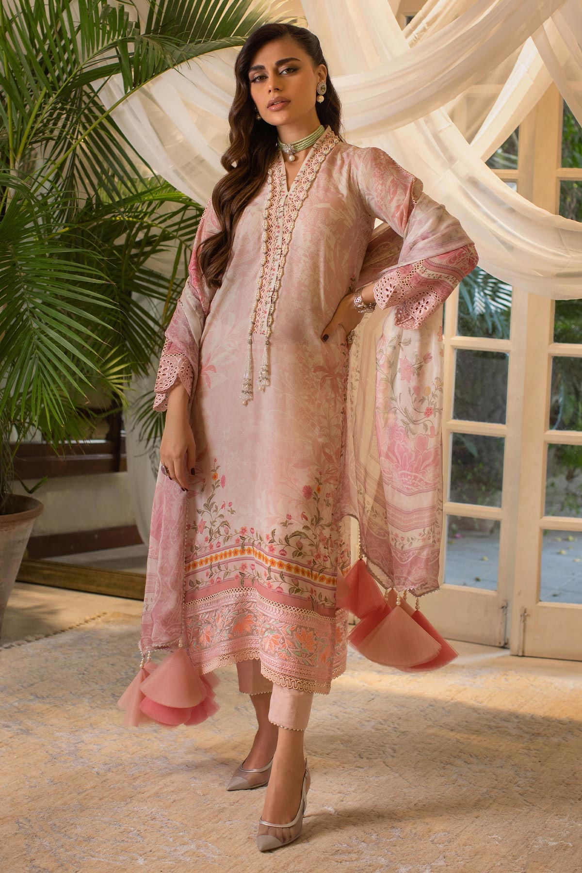 Annus Abrar | Luxe Silk Pret | AMOR by Annus Abrar - Designer Dress - Type: Luxury - Available at Sana Yasir - 100% Original