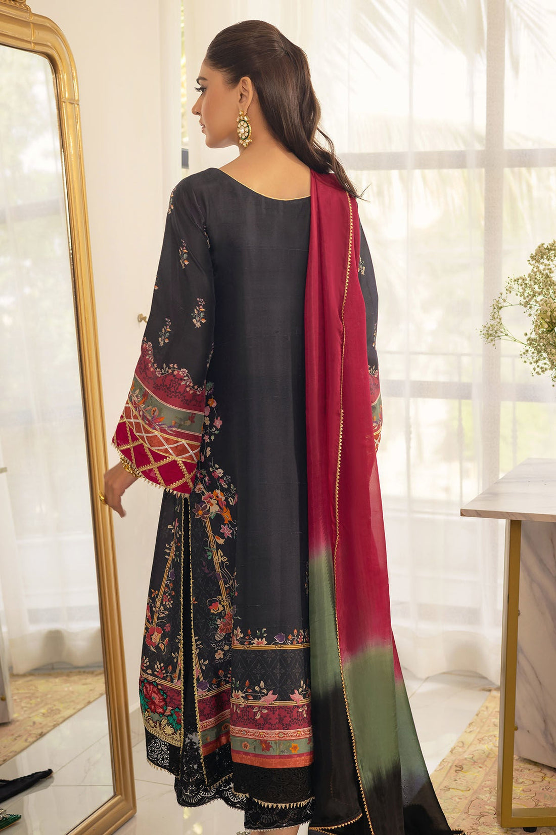 Annus Abrar | Luxe Silk Pret | BANIRA - SHIRT AND DUPATTA by Annus Abrar - Designer Dress - Type: Luxury - Available at Sana Yasir - 100% Original