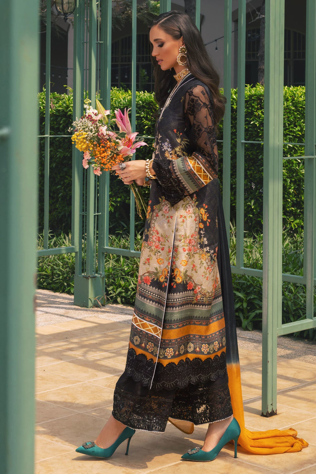 Annus Abrar | Luxe Silk Pret | ENYA by Annus Abrar - Designer Dress - Type: Luxury - Available at Sana Yasir - 100% Original