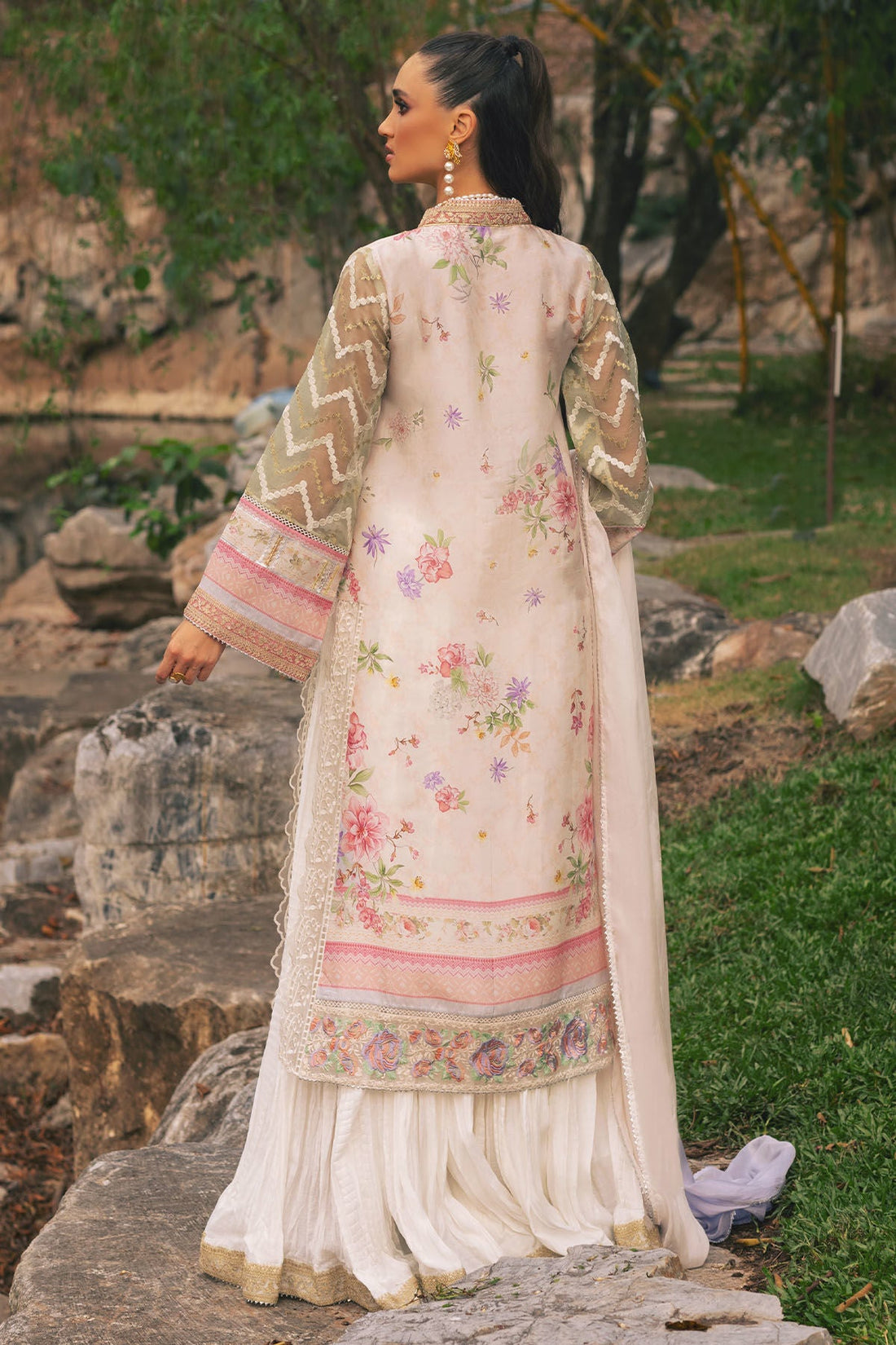 Annus Abrar | Luxe Silk Pret | HALEH by Annus Abrar - Designer Dress - Type: Luxury - Available at Sana Yasir - 100% Original
