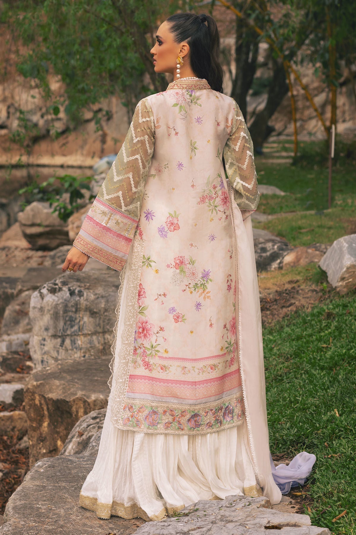 Annus Abrar | Luxe Silk Pret | HALEH by Annus Abrar - Designer Dress - Type: Luxury - Available at Sana Yasir - 100% Original