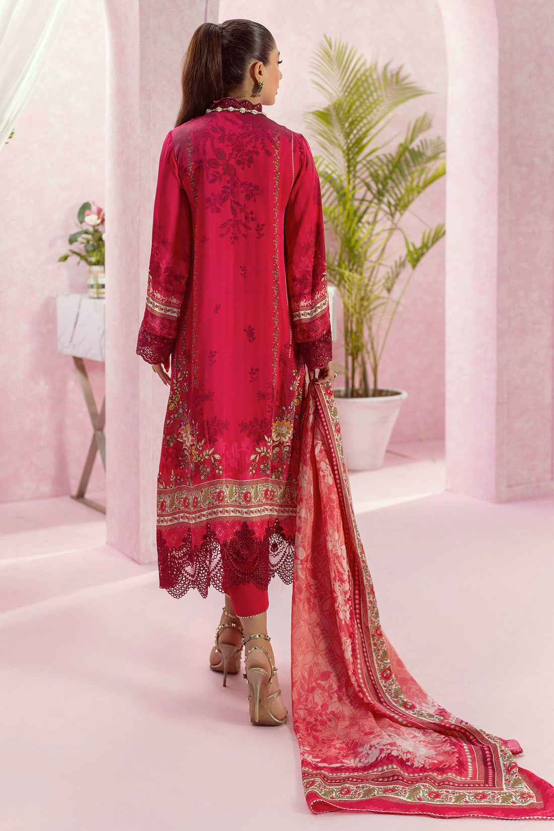 Annus Abrar | Luxe Silk Pret | HELENE by Annus Abrar - Designer Dress - Type: Luxury - Available at Sana Yasir - 100% Original
