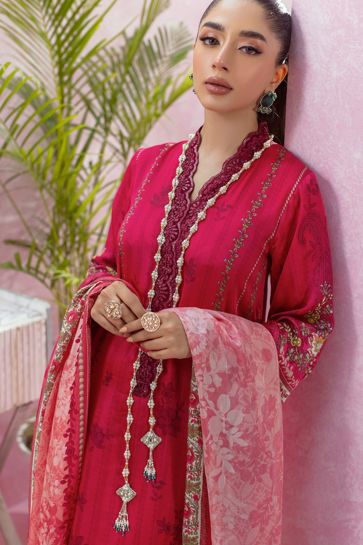 Annus Abrar | Luxe Silk Pret | HELENE by Annus Abrar - Designer Dress - Type: Luxury - Available at Sana Yasir - 100% Original