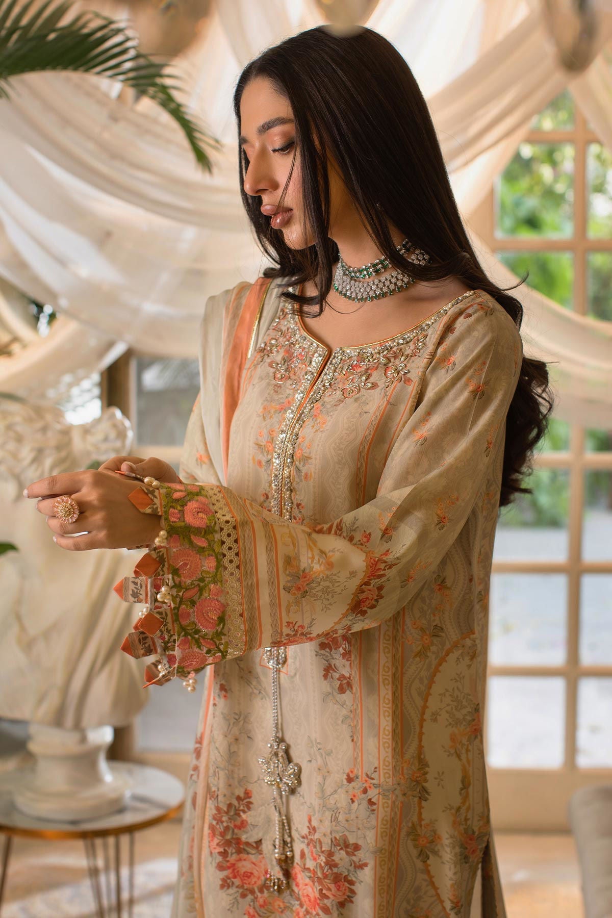Annus Abrar | Luxe Silk Pret | LAIA by Annus Abrar - Designer Dress - Type: Luxury - Available at Sana Yasir - 100% Original