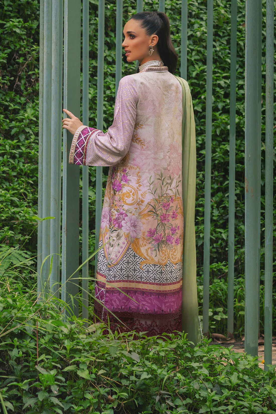 Annus Abrar | Luxe Silk Pret | MAIA by Annus Abrar - Designer Dress - Type: Luxury - Available at Sana Yasir - 100% Original