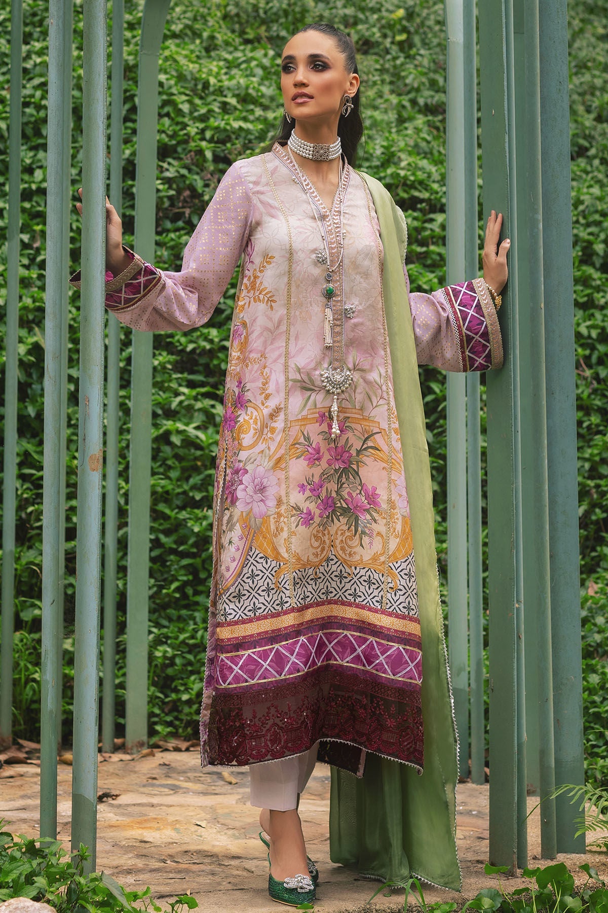 Annus Abrar | Luxe Silk Pret | MAIA by Annus Abrar - Designer Dress - Type: Luxury - Available at Sana Yasir - 100% Original
