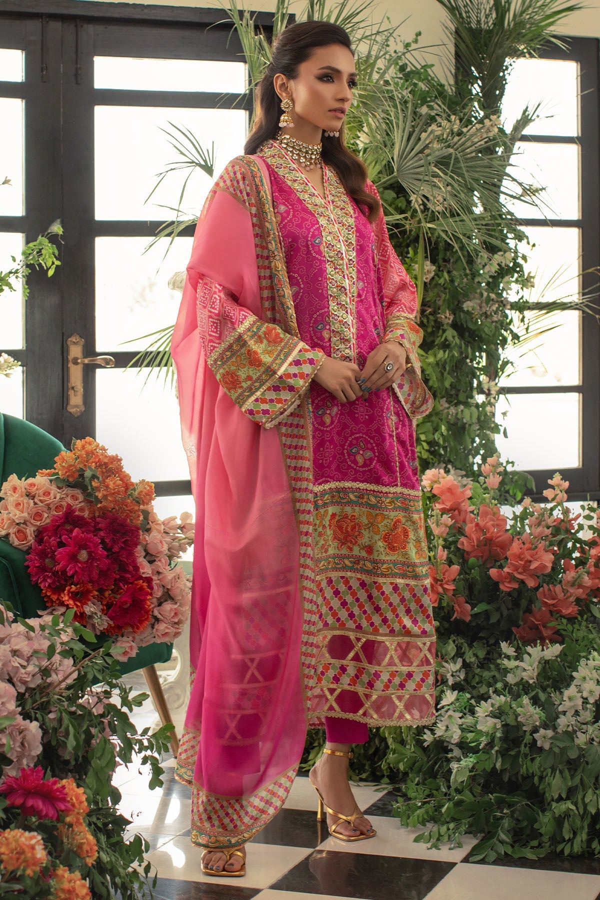 Annus Abrar | Luxe Silk Pret | MEHLA by Annus Abrar - Designer Dress - Type: Luxury - Available at Sana Yasir - 100% Original