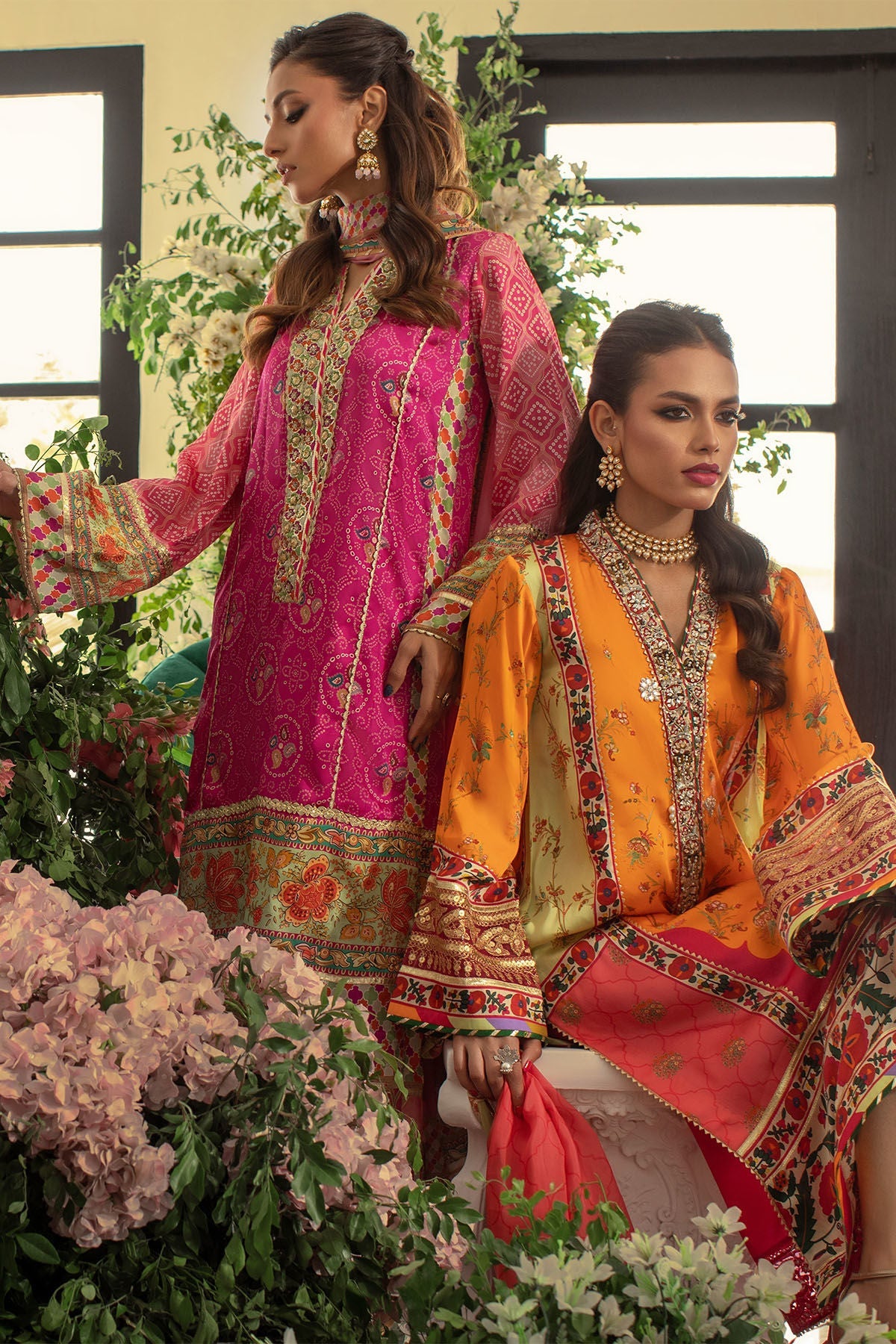 Annus Abrar | Luxe Silk Pret | MEHLA by Annus Abrar - Designer Dress - Type: Luxury - Available at Sana Yasir - 100% Original