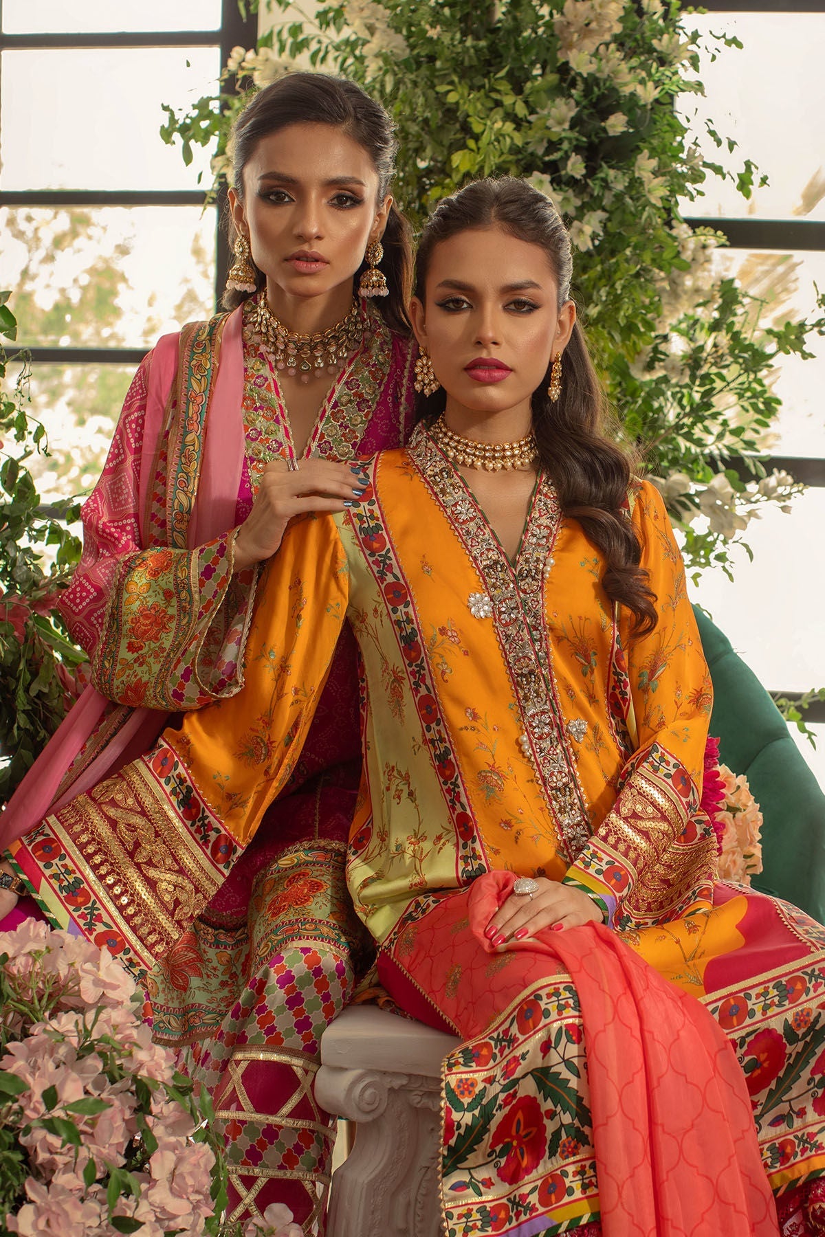 Annus Abrar | Luxe Silk Pret | MEHLA by Annus Abrar - Designer Dress - Type: Luxury - Available at Sana Yasir - 100% Original
