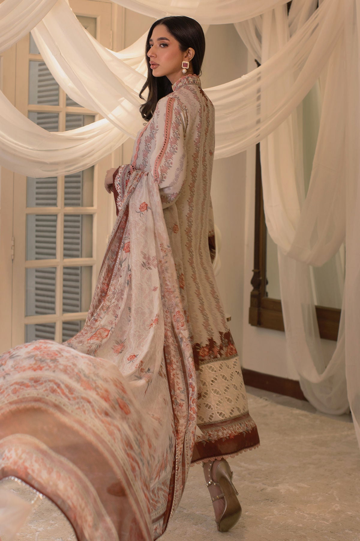 Annus Abrar | Luxe Silk Pret | MILA by Annus Abrar - Designer Dress - Type: Luxury - Available at Sana Yasir - 100% Original