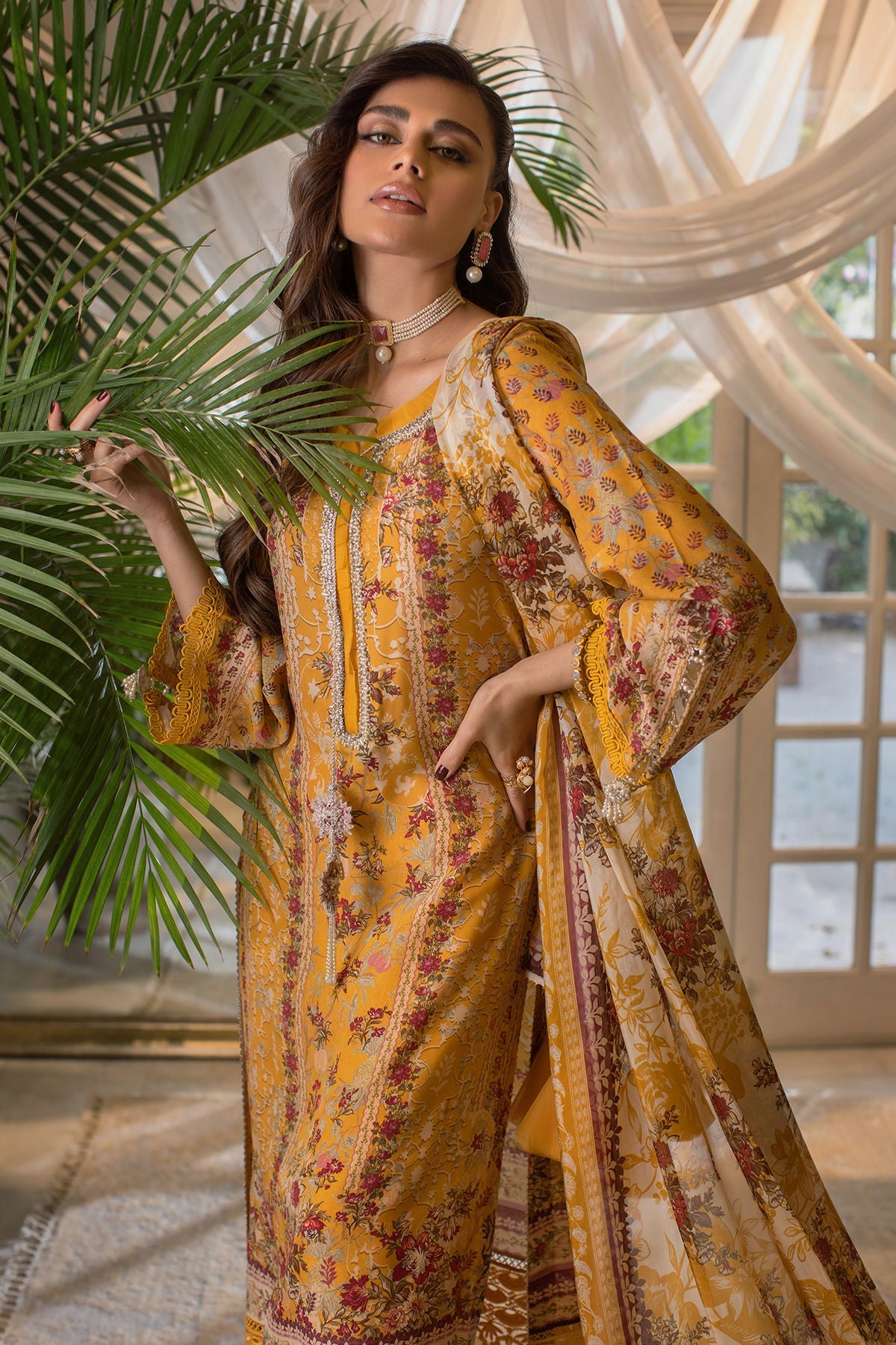 Annus Abrar | Luxe Silk Pret | MILENA by Annus Abrar - Designer Dress - Type: Luxury - Available at Sana Yasir - 100% Original