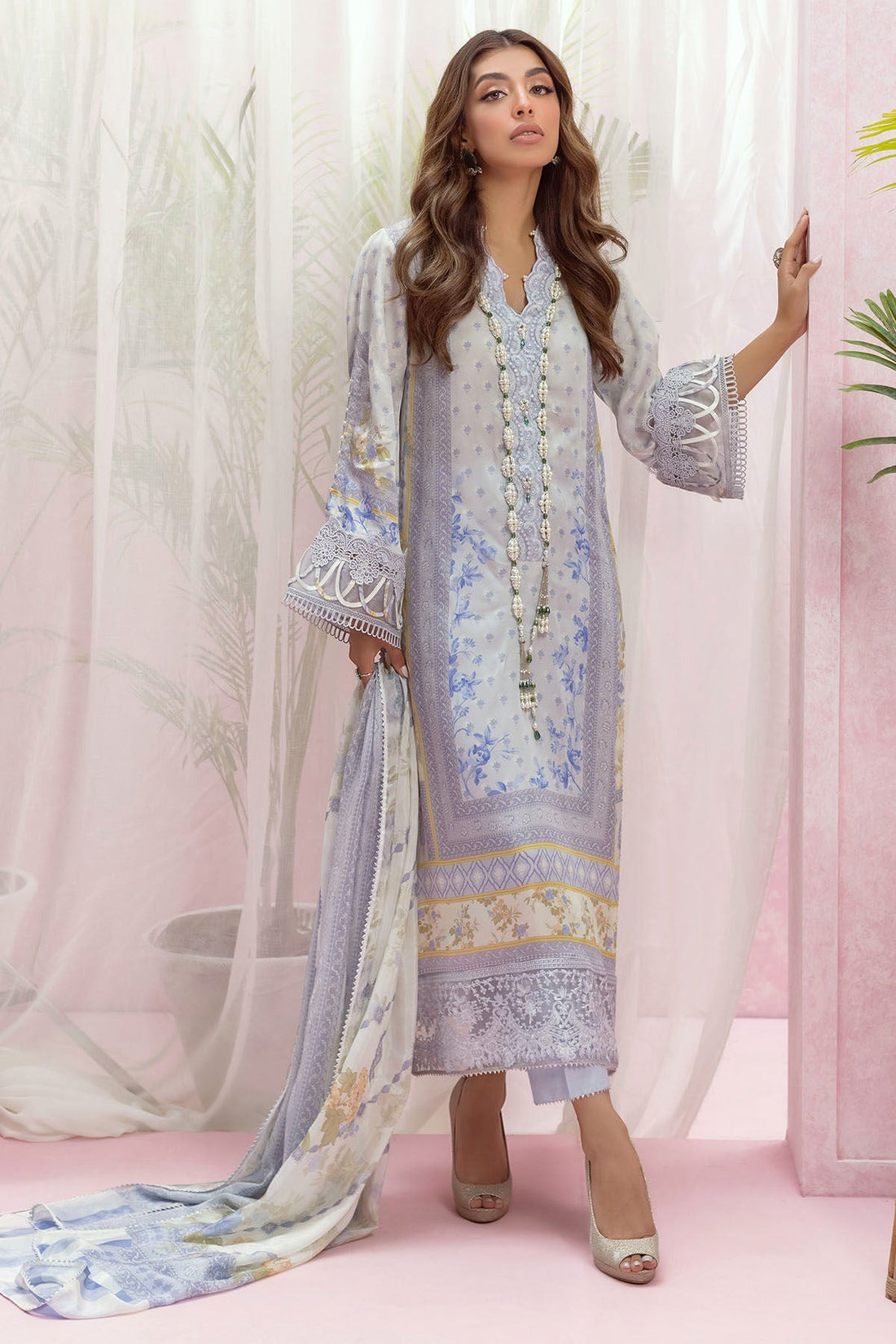 Annus Abrar | Luxe Silk Pret | MYEL by Annus Abrar - Designer Dress - Type: Luxury - Available at Sana Yasir - 100% Original