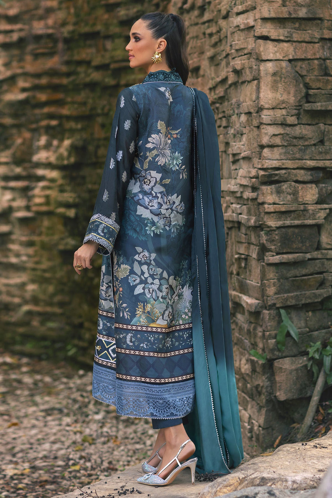 Annus Abrar | Luxe Silk Pret | NARIN by Annus Abrar - Designer Dress - Type: Luxury - Available at Sana Yasir - 100% Original