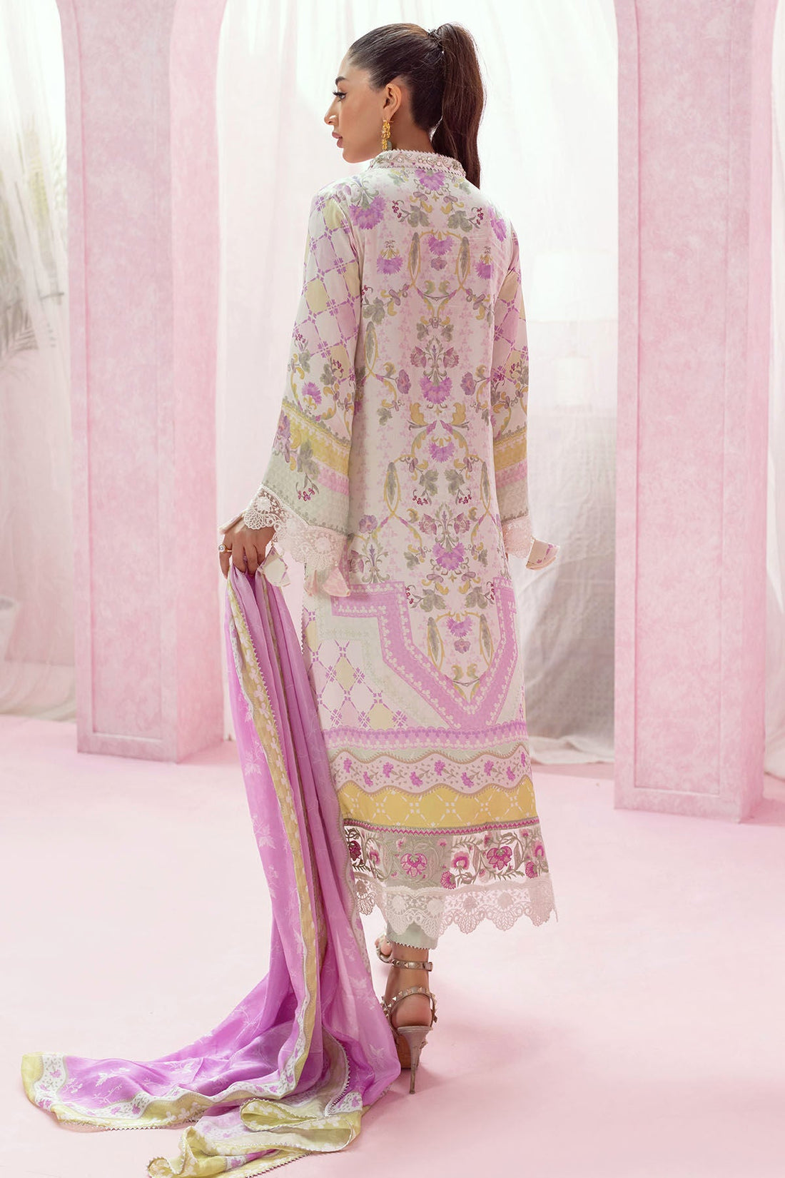 Annus Abrar | Luxe Silk Pret | REINE by Annus Abrar - Designer Dress - Type: Luxury - Available at Sana Yasir - 100% Original