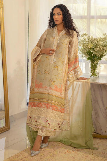 Annus Abrar | Luxe Silk Pret | RESHMA-SHIRT AND DUPATTA by Annus Abrar - Designer Dress - Type: Luxury - Available at Sana Yasir - 100% Original