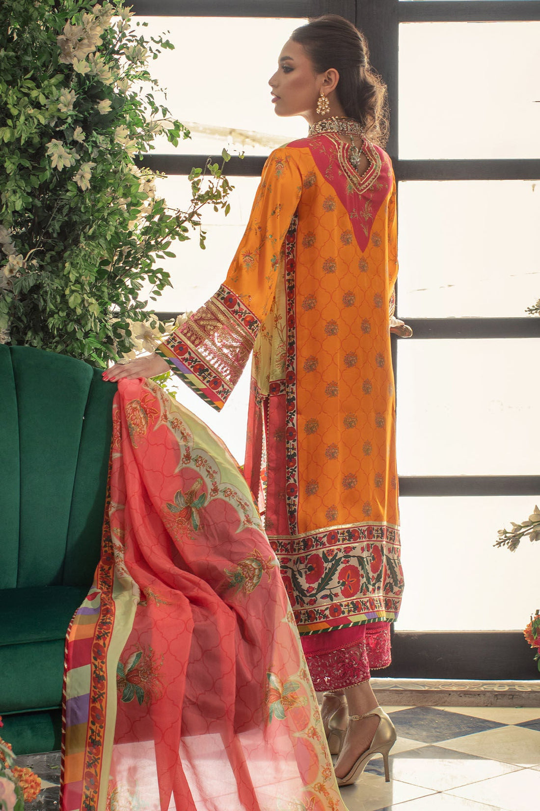 Annus Abrar | Luxe Silk Pret | SABRINA by Annus Abrar - Designer Dress - Type: Luxury - Available at Sana Yasir - 100% Original