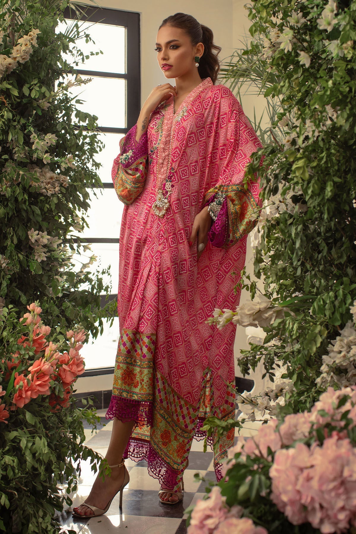 Annus Abrar | Luxe Silk Pret | SHAREEN by Annus Abrar - Designer Dress - Type: Luxury - Available at Sana Yasir - 100% Original