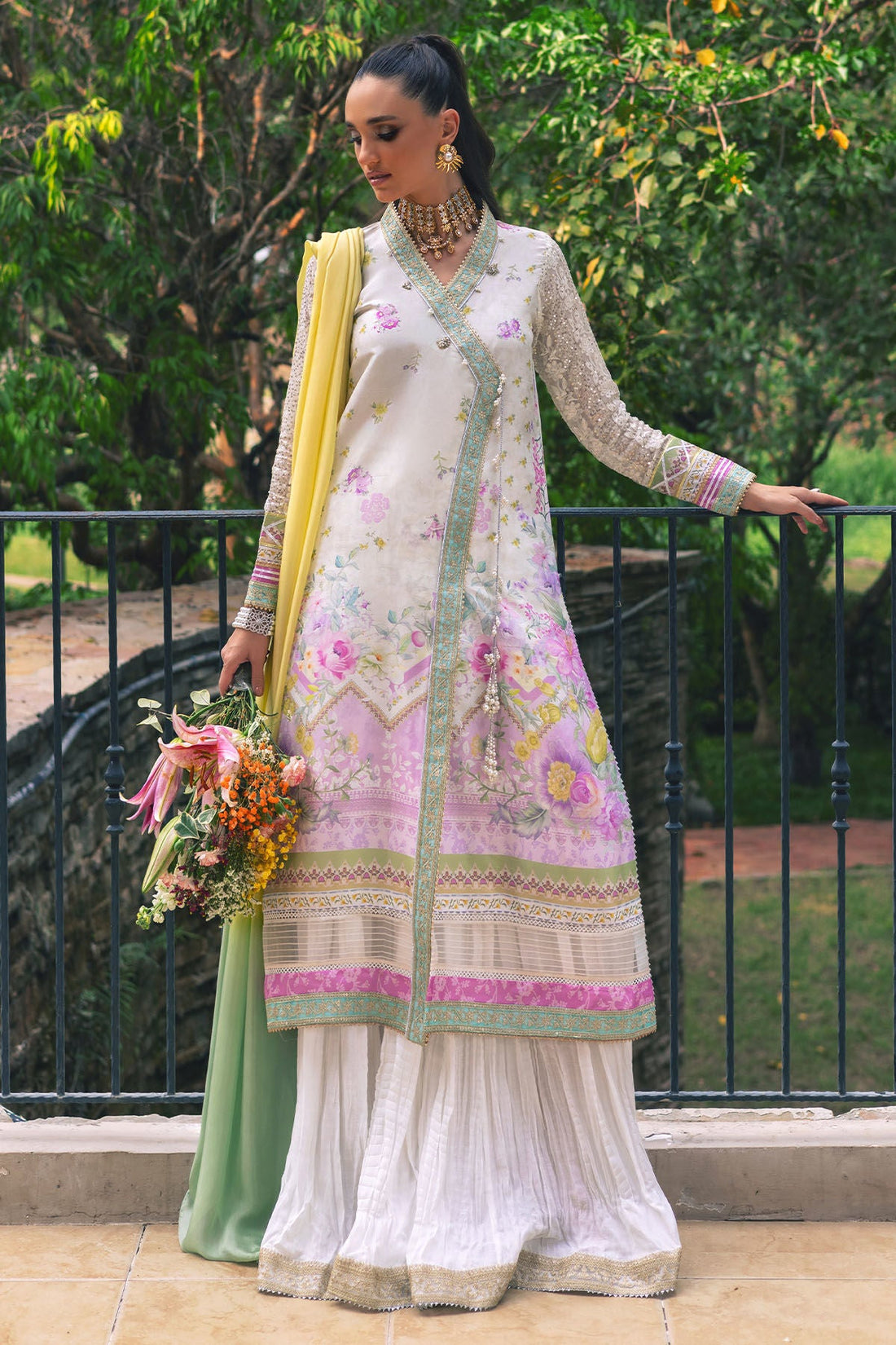 Annus Abrar | Luxe Silk Pret | TULA by Annus Abrar - Designer Dress - Type: Luxury - Available at Sana Yasir - 100% Original