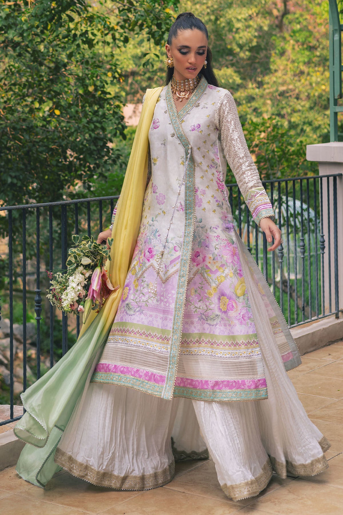 Annus Abrar | Luxe Silk Pret | TULA by Annus Abrar - Designer Dress - Type: Luxury - Available at Sana Yasir - 100% Original