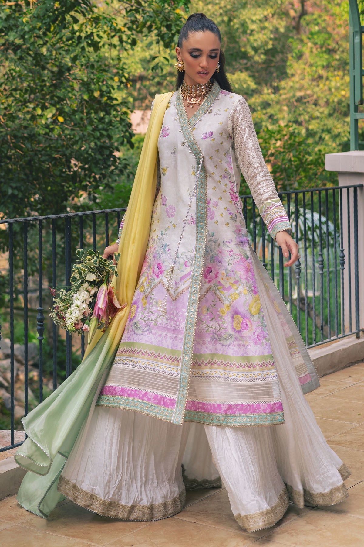 Annus Abrar | Luxe Silk Pret | TULA by Annus Abrar - Designer Dress - Type: Luxury - Available at Sana Yasir - 100% Original