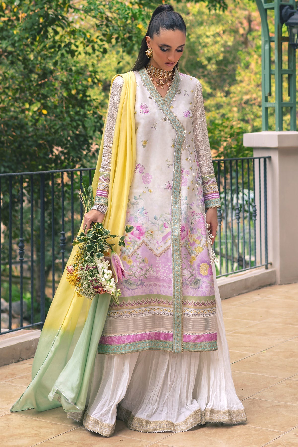 Annus Abrar | Luxe Silk Pret | TULA by Annus Abrar - Designer Dress - Type: Luxury - Available at Sana Yasir - 100% Original