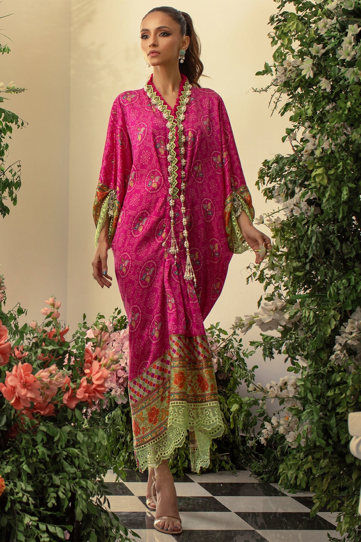 Annus Abrar | Luxe Silk Pret | VIDA by Annus Abrar - Designer Dress - Type: Luxury - Available at Sana Yasir - 100% Original