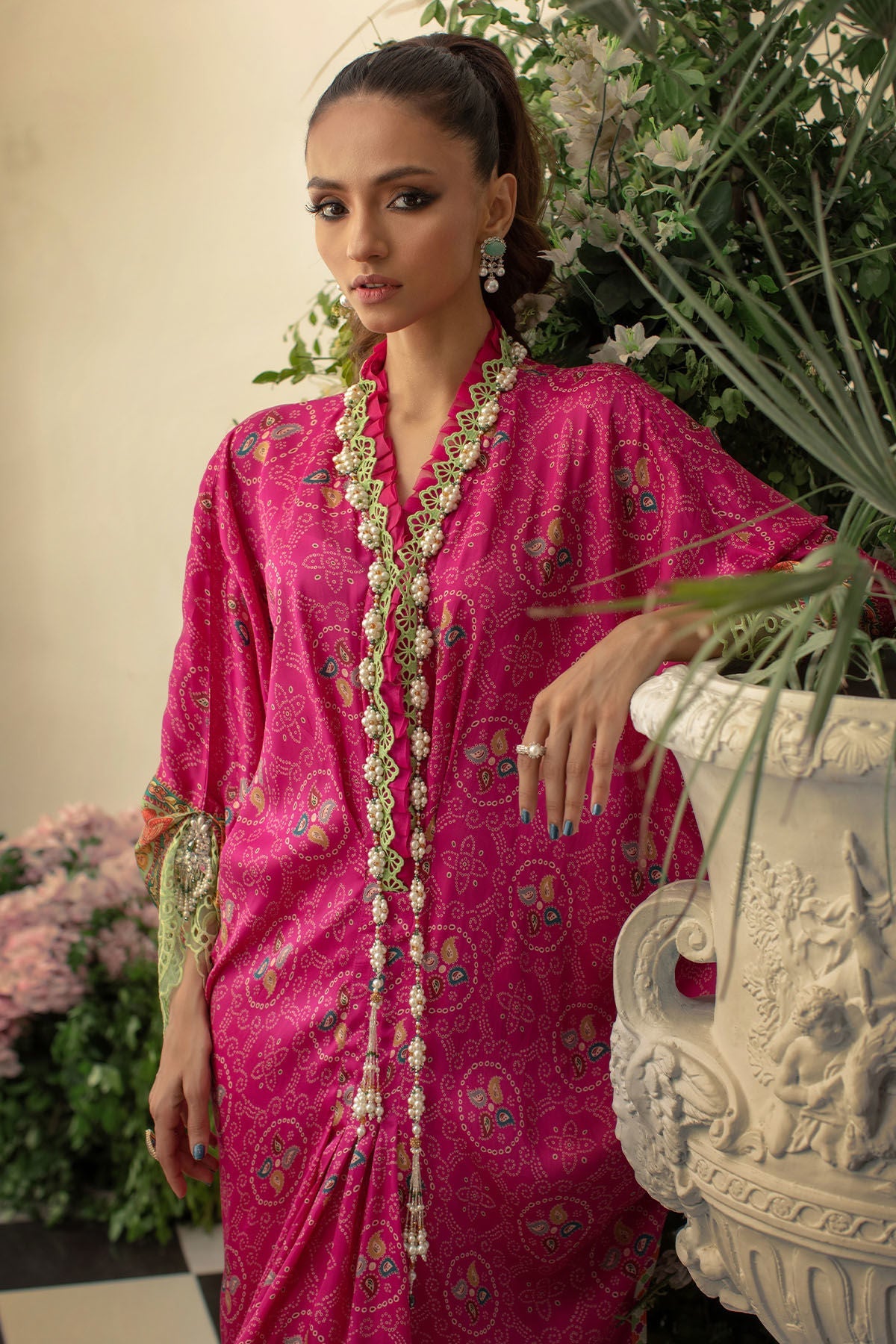 Annus Abrar | Luxe Silk Pret | VIDA by Annus Abrar - Designer Dress - Type: Luxury - Available at Sana Yasir - 100% Original