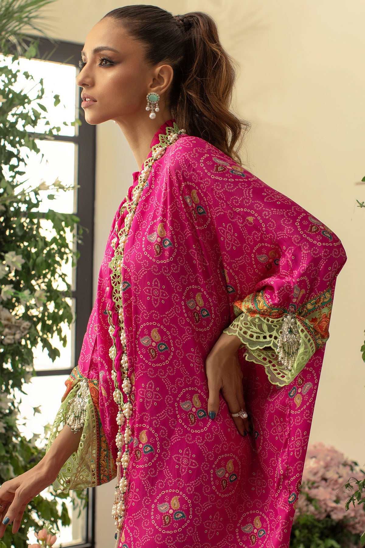 Annus Abrar | Luxe Silk Pret | VIDA by Annus Abrar - Designer Dress - Type: Luxury - Available at Sana Yasir - 100% Original