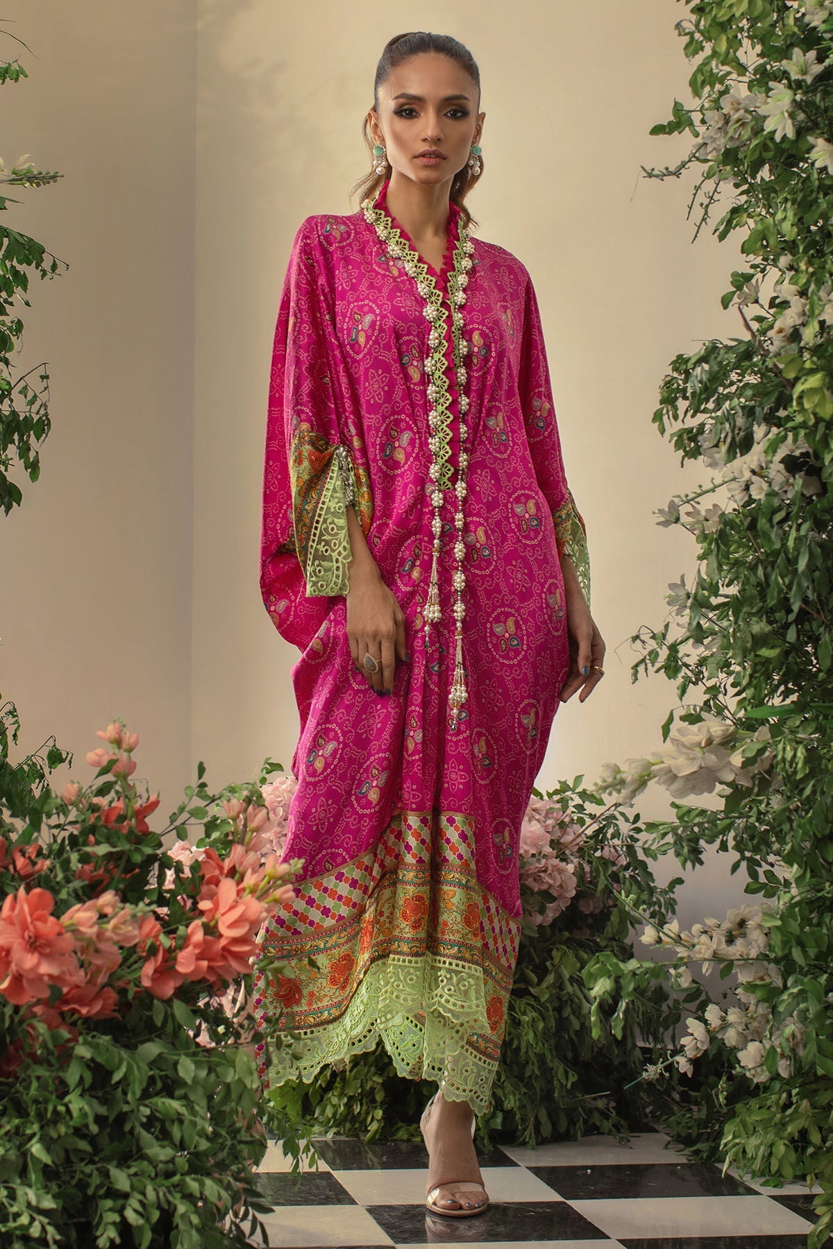 Annus Abrar | Luxe Silk Pret | VIDA by Annus Abrar - Designer Dress - Type: Luxury - Available at Sana Yasir - 100% Original