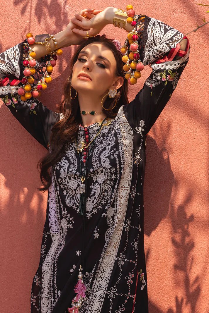 Annus Abrar | Neroli Luxury Lawn | Ayla by Annus Abrar - Designer Dress - Type: Luxury - Available at Sana Yasir - 100% Original